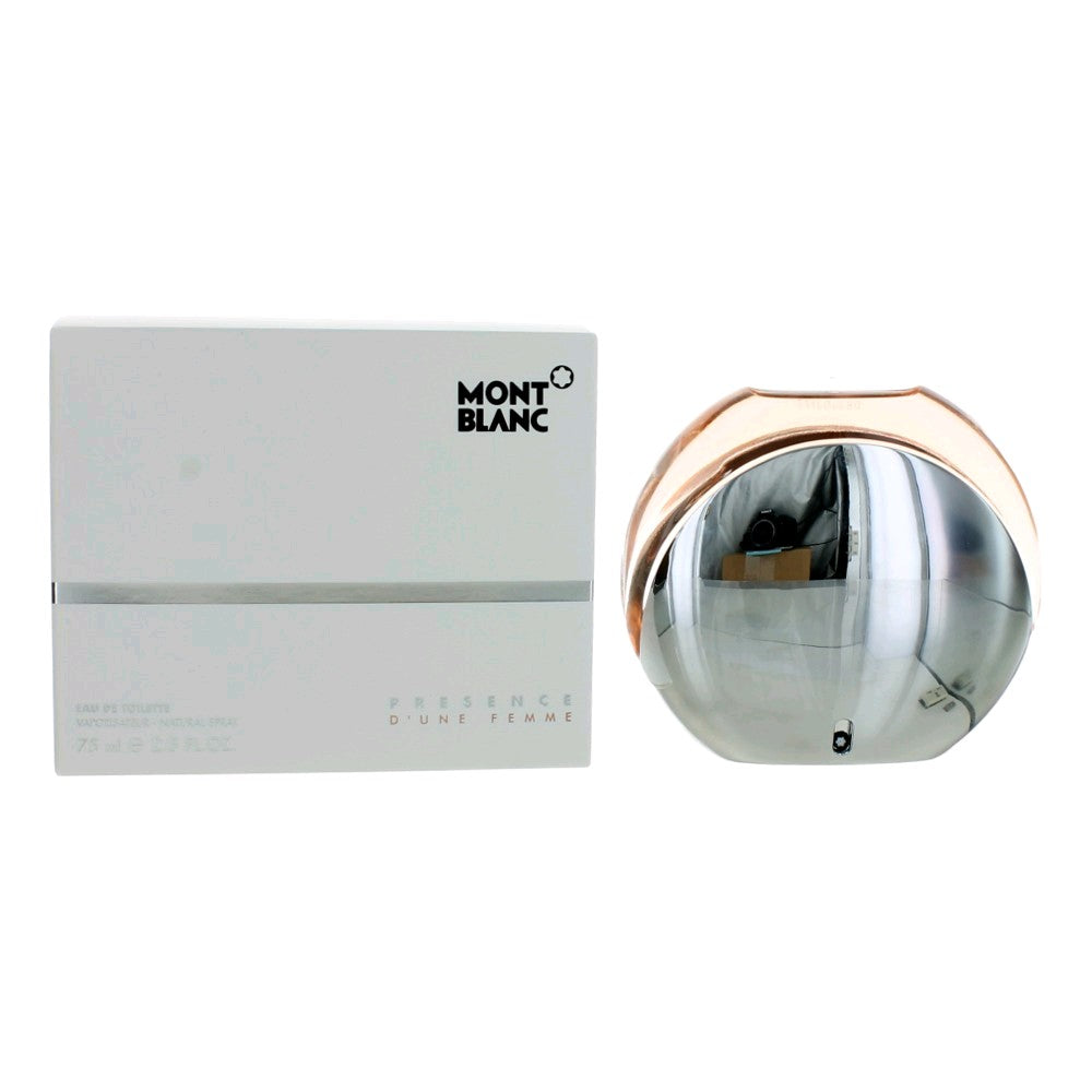 Bottle of Mont Blanc Presence D'une Femme by Mont Blanc, 2.5 oz Eau De Toilette Spray for Women